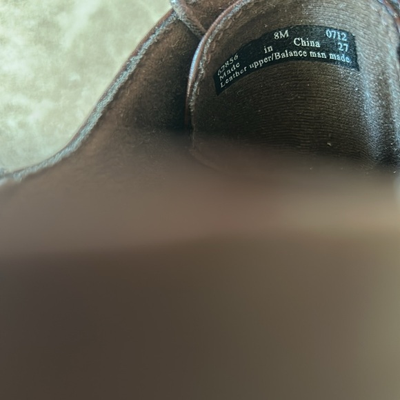 Like new Clarks Bendables Womens Size 8M Lace-up Brown Leather Oxford Heels - Picture 7 of 8